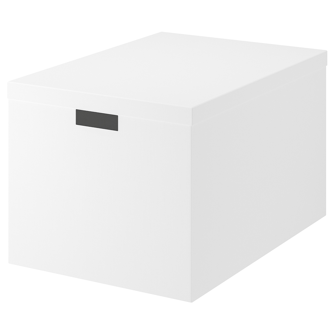 Коробка с крышкой - TJENA IKEA/ ТЬЕНА ИКЕА, 50х35х30 см,  белый