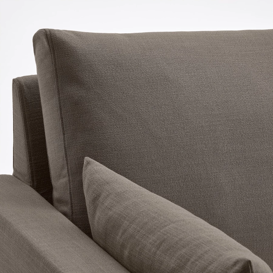 4-местный угловой диван - IKEA HYLTARP, 93x264см, серый, ХИЛТАРП ИКЕА (изображение №3)