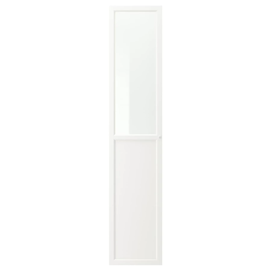 Дверца - OXBERG  IKEA/ ОКСБЕРГ ИКЕА,  40x192 см, белый (изображение №1)
