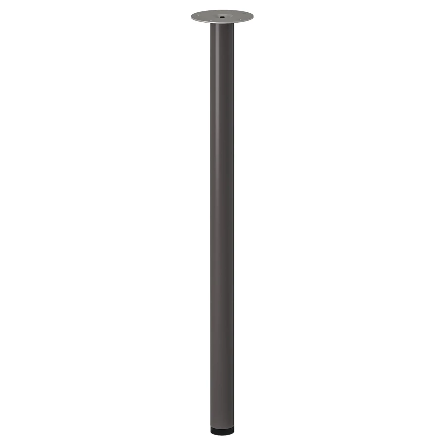 Письменный стол - IKEA MITTCIRKEL/ADILS, 120х60 см, сосна/темно-серый, МИТЦИРКЕЛЬ/АДИЛЬС ИКЕА (изображение №2)