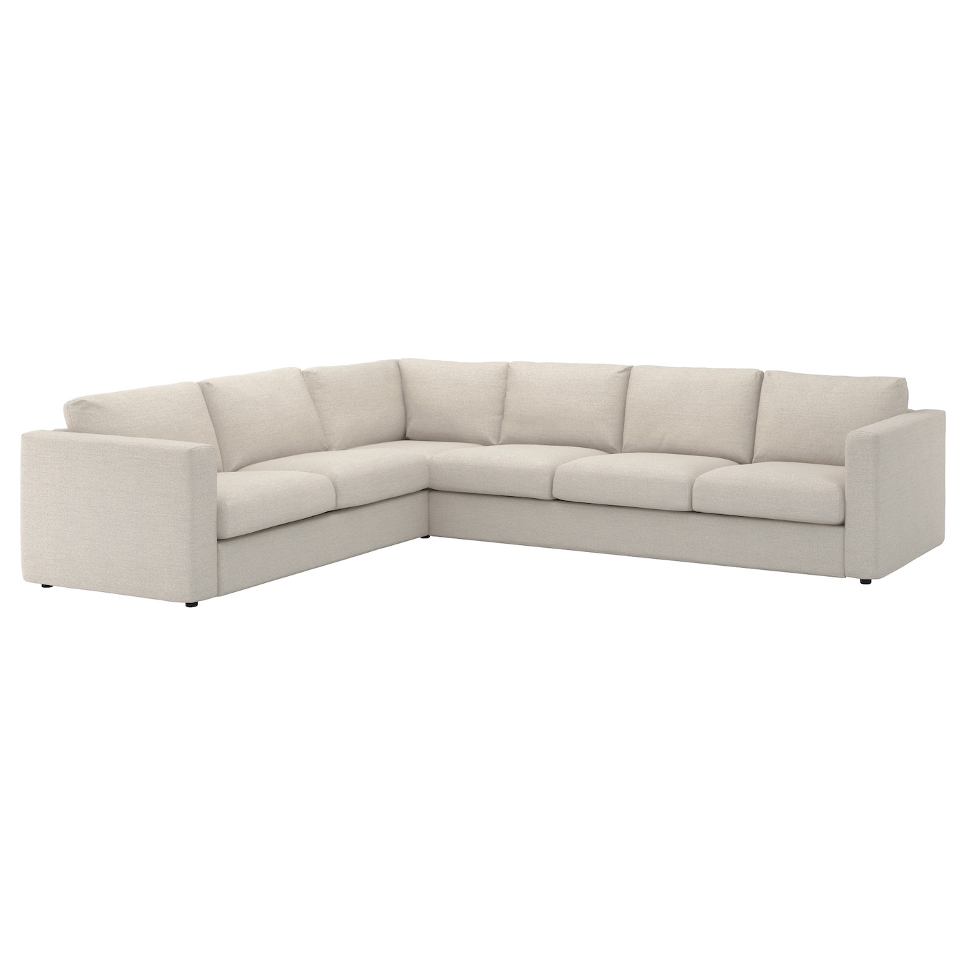 Чехол на угловой диван - IKEA VIMLE/ВИМЛЕ ИКЕА,  бежевый