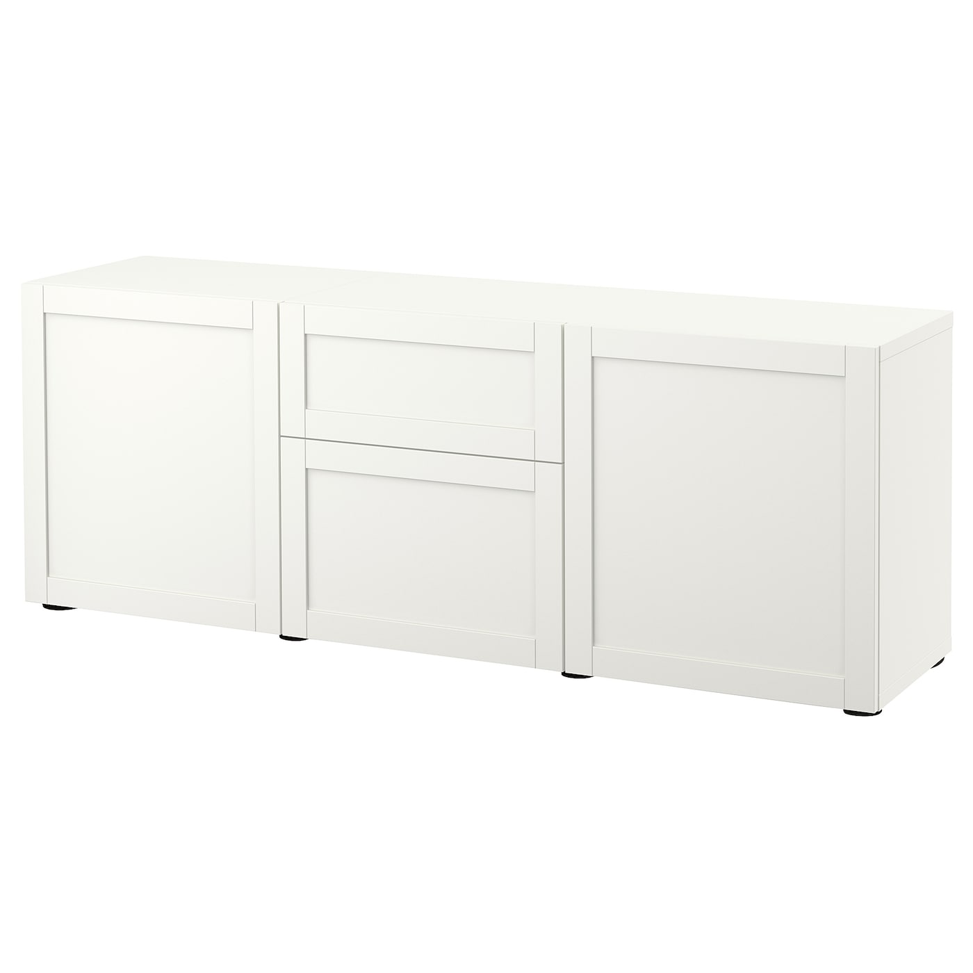 Комбинация для хранения - IKEA BESTÅ/BESTA/БЕСТА/БЕСТО ИКЕА, 180x42x65 см, белый,