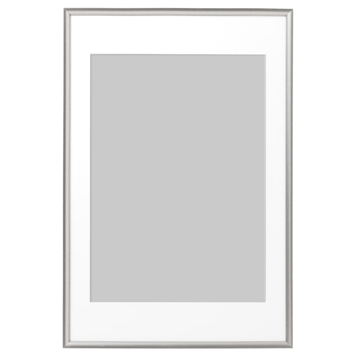 Рамка - IKEA SILVERHÖJDEN/SILVERHOJDEN, 61х91 см, серебряный цвет, СИЛВЕРХОЙДЕН ИКЕА