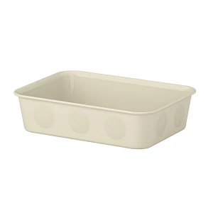 Коробка - NOJIG IKEA/ НОЙИГ ИКЕА, 20х15х5 см, бежевый
