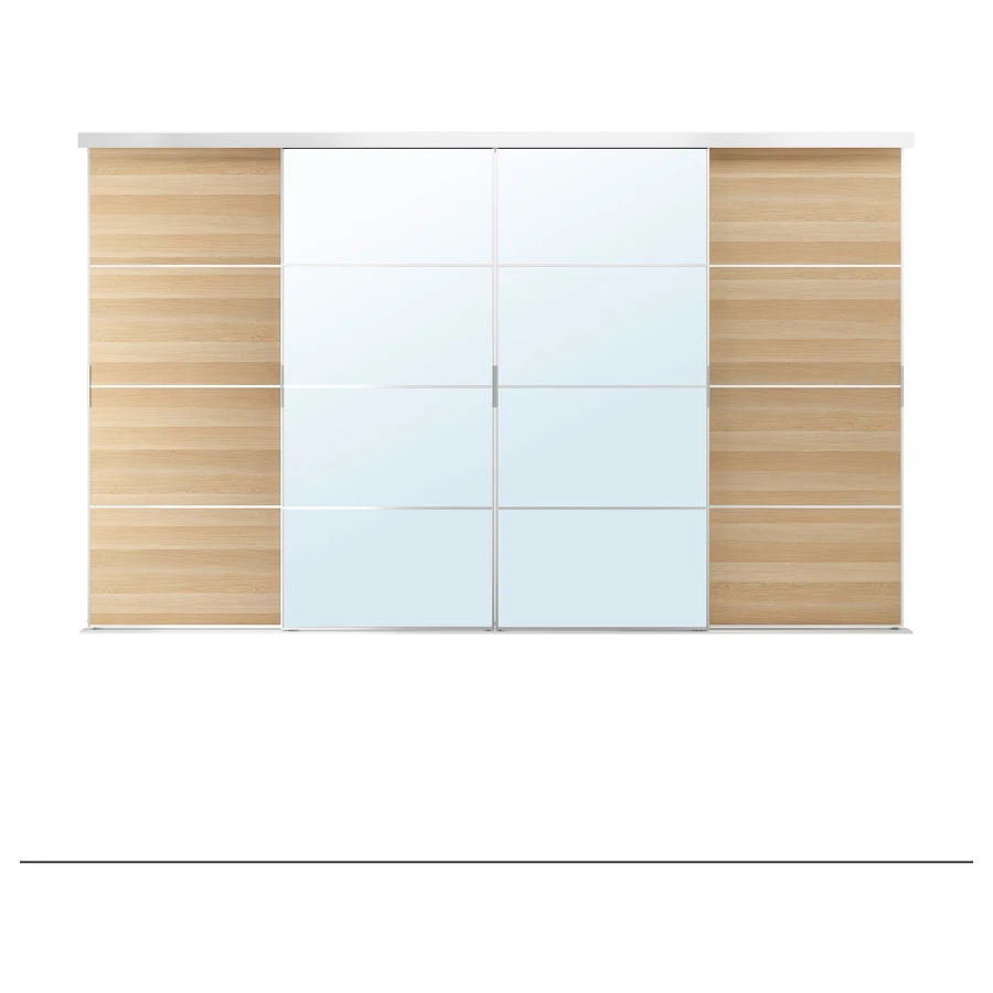 SKYTTA / MEHAMN/AULI Комбинация раздвижных дверей ИКЕА (изображение №1)