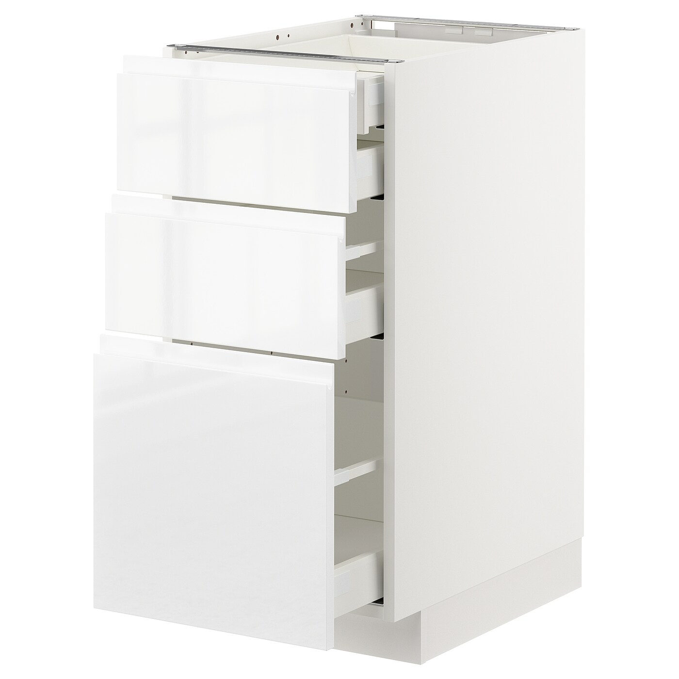 Напольный шкаф  - IKEA METOD MAXIMERA, 88x62,1x40см, белый, МЕТОД МАКСИМЕРА ИКЕА