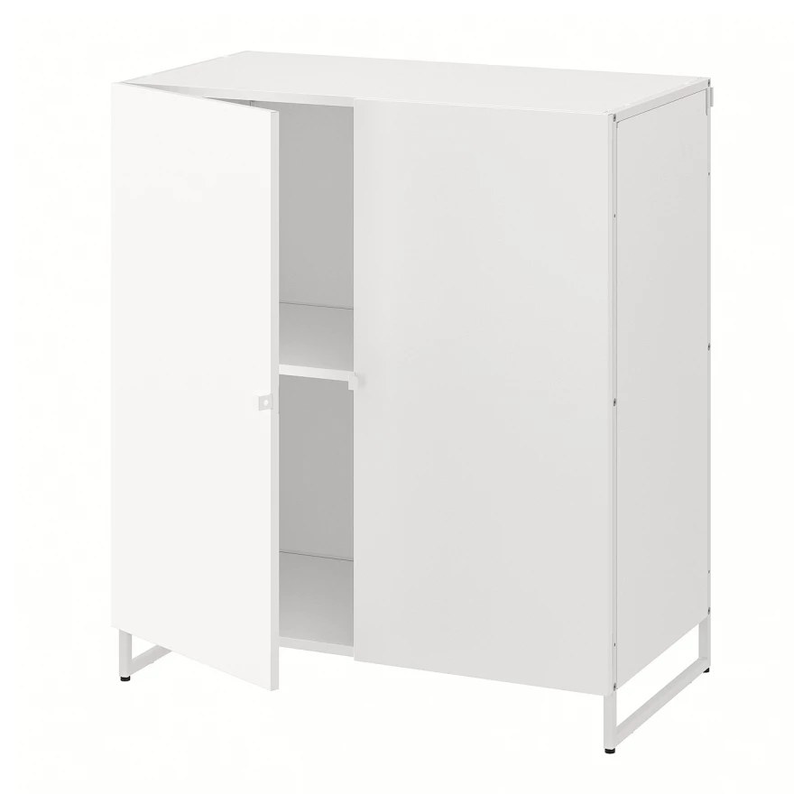 Книжный шкаф - JOSTEIN IKEA/ ЙОСТЕЙН ИКЕА,  90х81 см, белый (изображение №1)