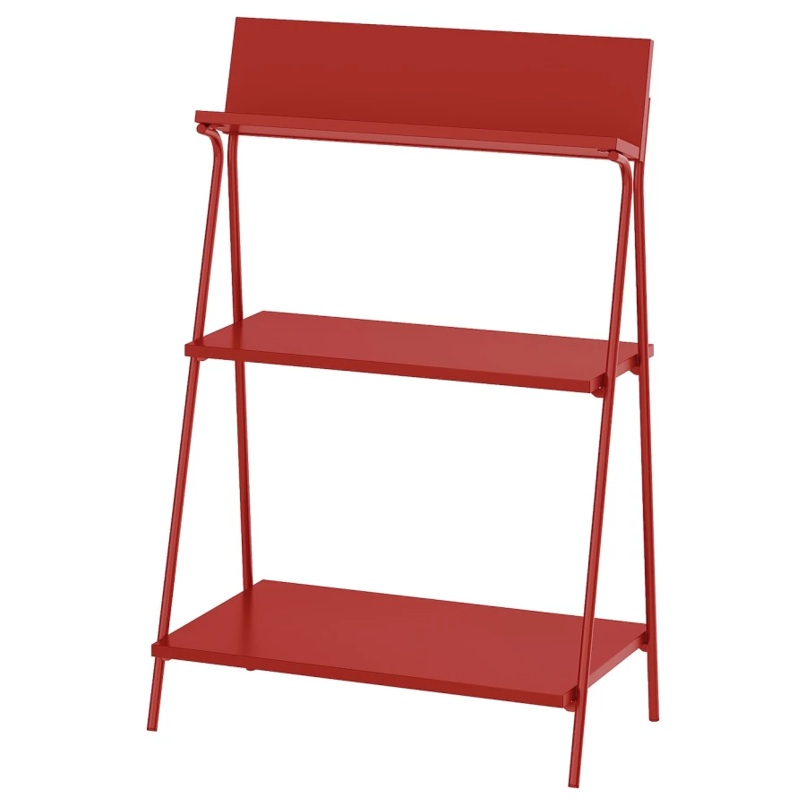 Открытый шкаф IKEA KRÖNIKÖR/КРЭНИКЭР  ИКЕА, 60х35х91 см, красный (изображение №1)