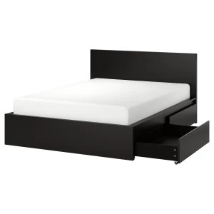 MALM Каркас кровати с 2 ящиками для хранения ИКЕА