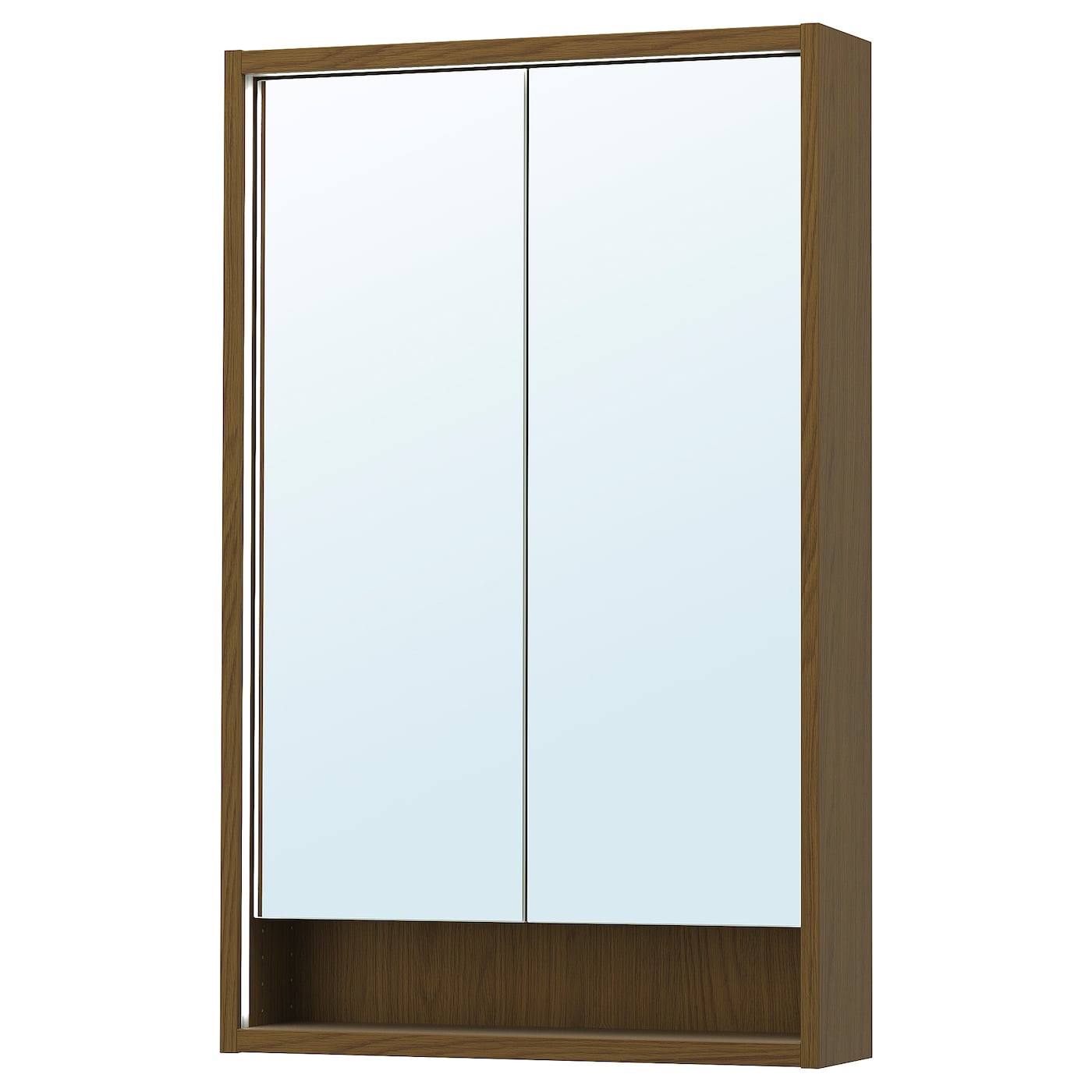 Зеркальный шкаф - FAXÄLVEN / FAXАLVEN IKEA/  ФАКСЭЛЬВЕН ИКЕА , 60х95х15 см, коричневый