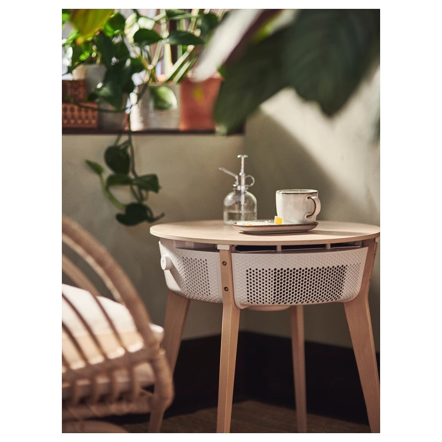 Стол с очистителем воздуха - IKEA STARKVIND, 54х55 см, белый, СТАРКВИНД ИКЕА (изображение №4)