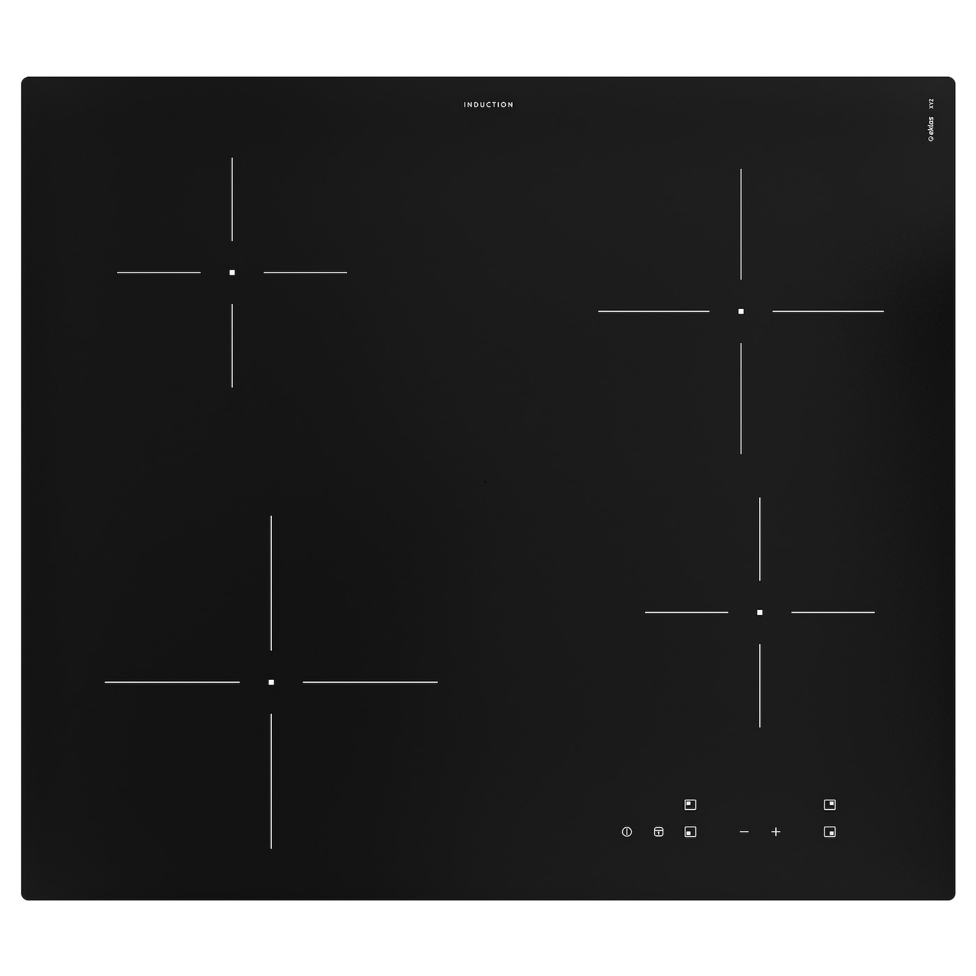 Индукционная варочная панель - VILSTA IKEA/ ВИЛЬСТА ИКАЕ,  59 см, черный