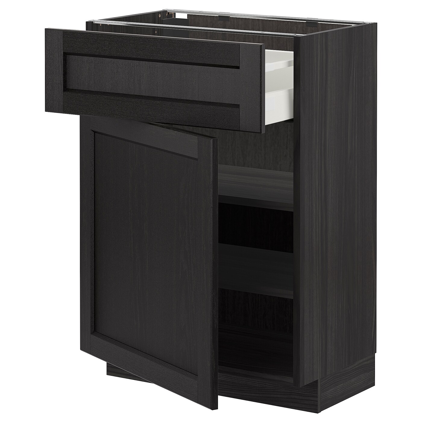 Напольный шкаф - METOD / MAXIMERA IKEA/ МЕТОД/ МАКСИМЕРА ИКЕА,  60х88 см, коричневый