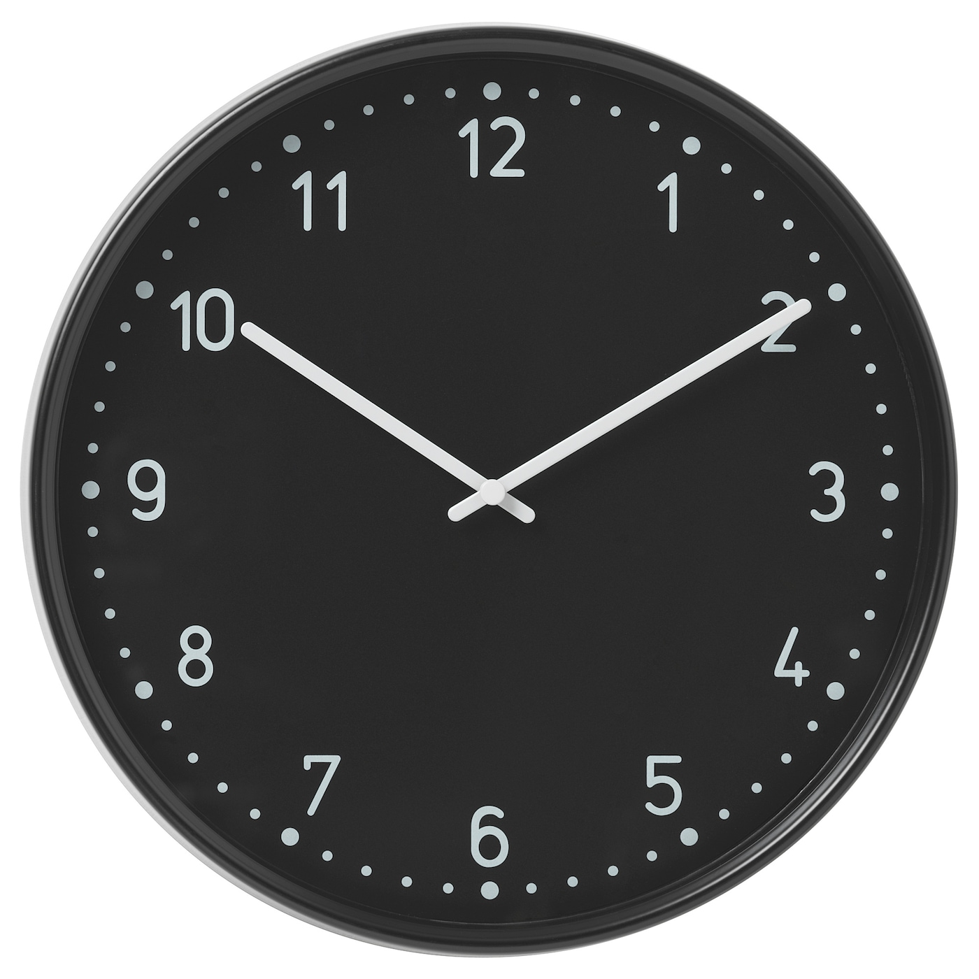 Настенные часы - IKEA BONDIS/БОНДИС ИКЕА, 38 см, черный