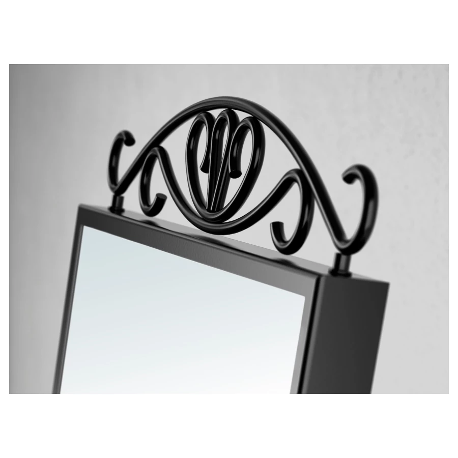 Зеркало - KARMSUND IKEA/ КАРМСУНД ИКЕА, 27х43 см, черный (изображение №4)