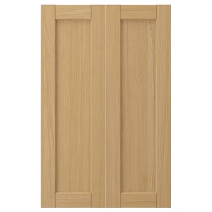 Дверца - FORSBACKA IKEA/ ФОРСБАКА ИКЕА, 80х25 см, под беленый дуб