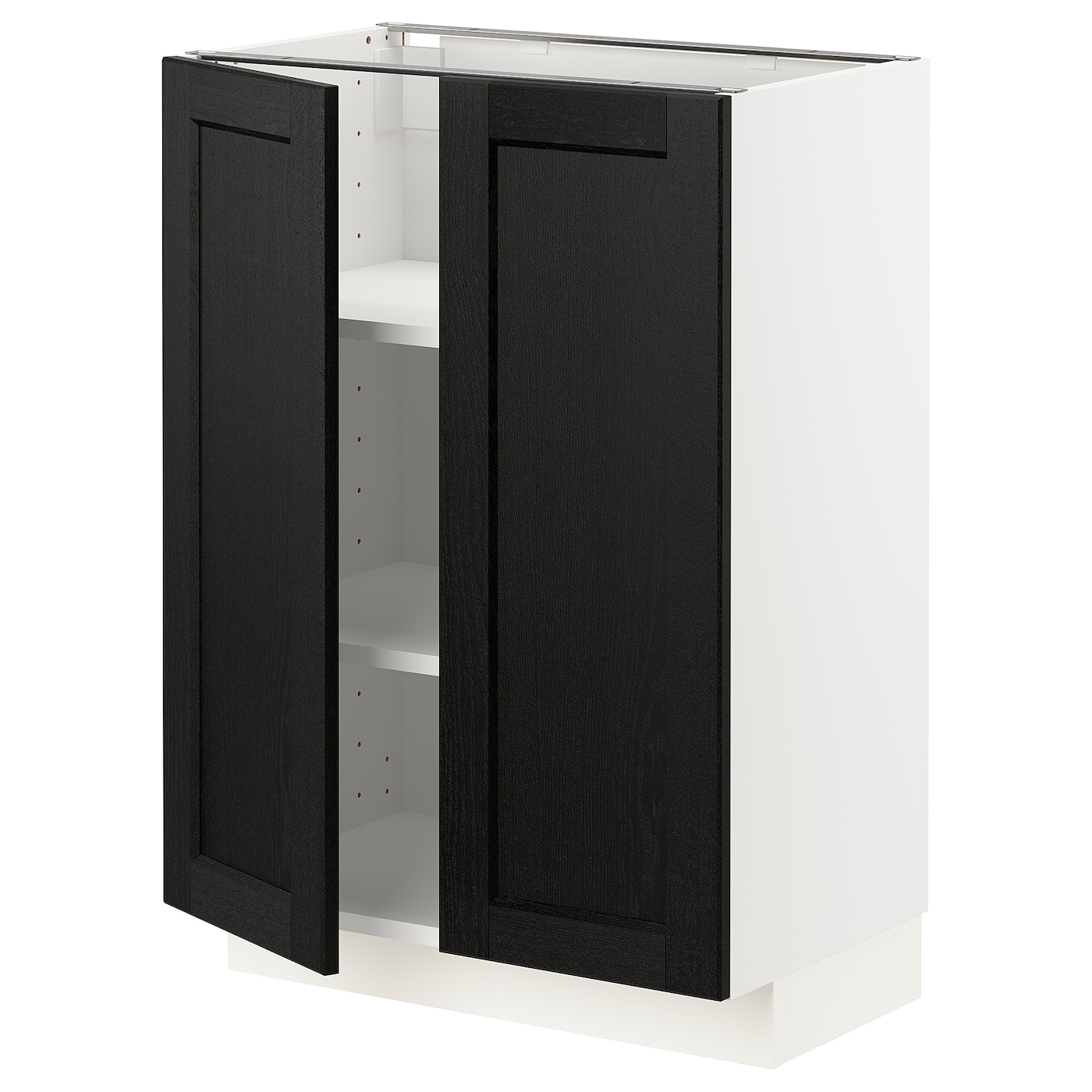 Напольный шкаф - METOD IKEA/ МЕТОД ИКЕА,  60х88 см, белый/черный