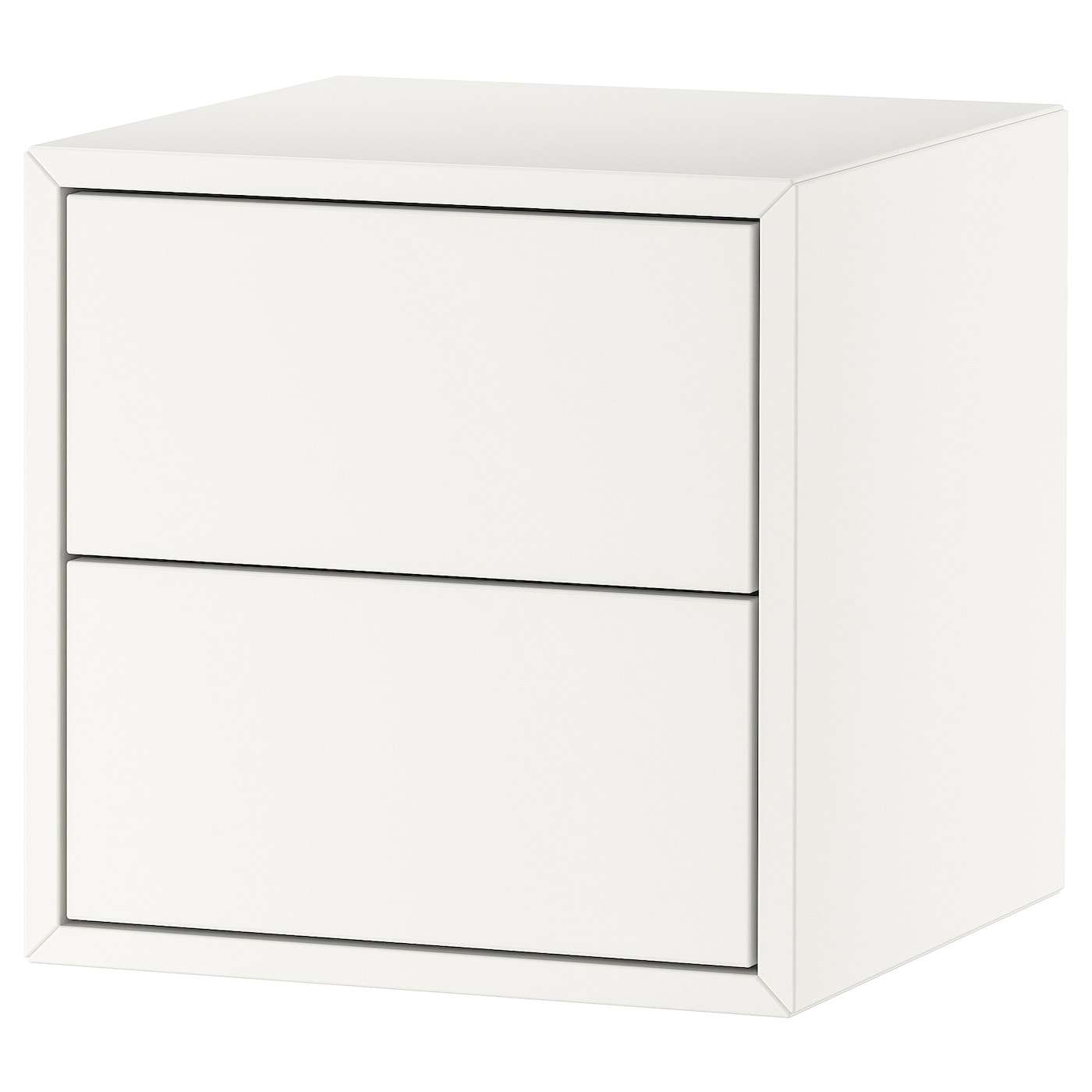 Навесной шкаф с 2 ящиками - IKEA EKET, 35х35х35 см, белый ЭКЕТ ИКЕА