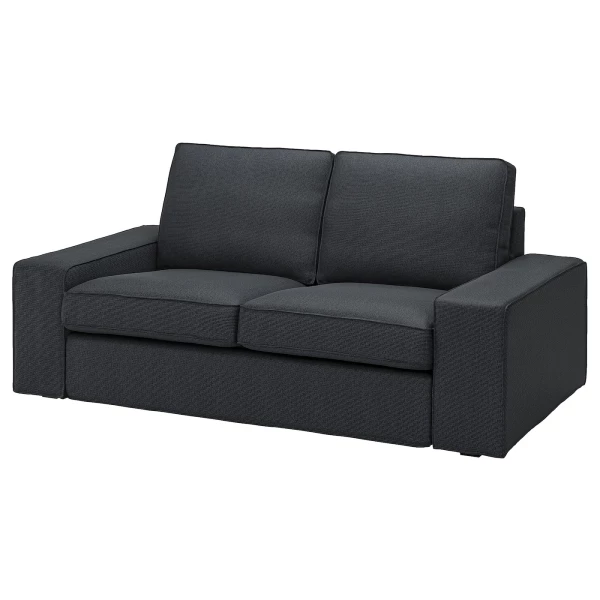 Чехол на 2-местный диван - KIVIK IKEA/ КИВИК ИКЕА, черный