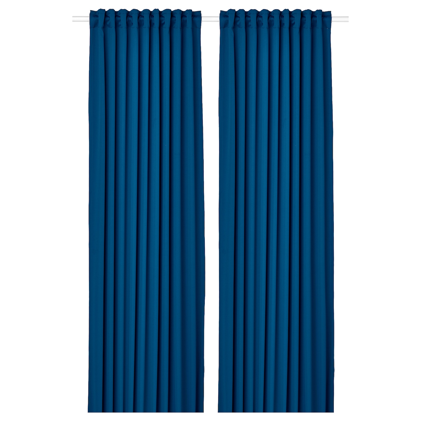Штора, 2 шт. - IKEA MAJGULL, 300х145 см, темно-синий, МАЙГУЛЛ ИКЕА