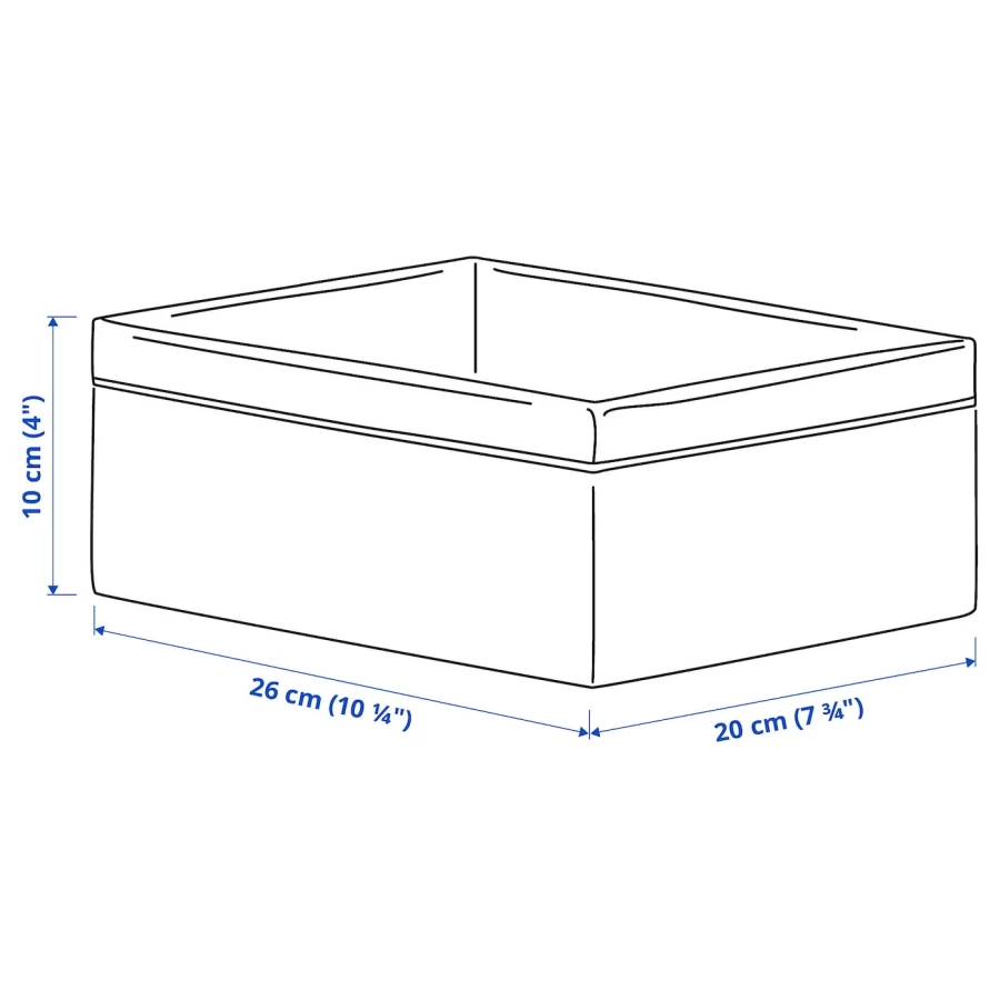 Органайзер -  BAXNA IKEA/ БАКСНА ИКЕА, 20х26х10 см, белый (изображение №7)