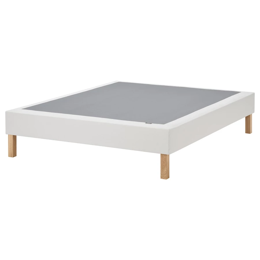 Каркас кровати - LYNGÖR / LYNGОR IKEA/ ЛЮНГЕРЬ ИКЕА, 140х200 см, белый (изображение №1)