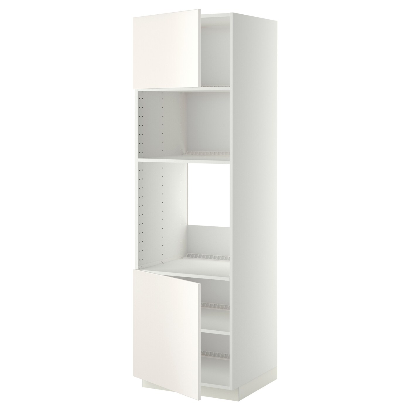 Кухонный шкаф-пенал - IKEA METOD/МЕТОД ИКЕА, 200х60х60 см, белый