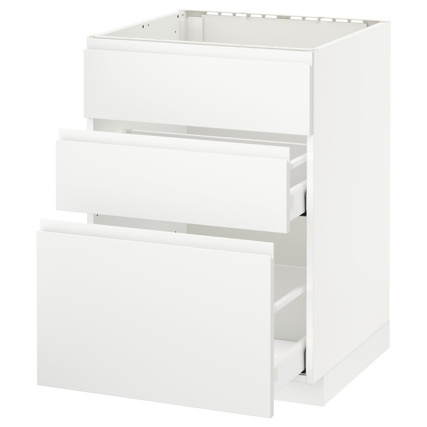 Напольный кухонный шкаф  - IKEA METOD MAXIMERA, 88x62,1x60см, белый, МЕТОД МАКСИМЕРА ИКЕА