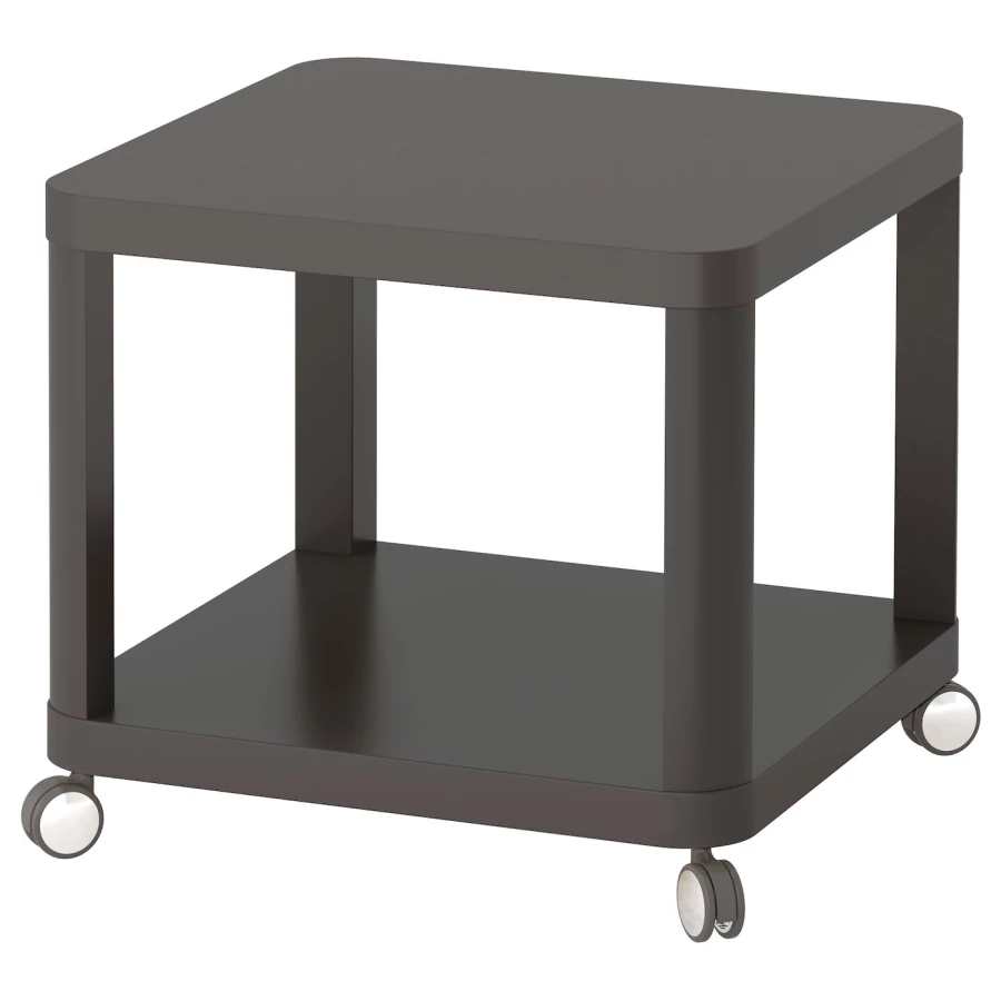 Столик придиванный - IKEA TINGBY/ТИНГБИ ИКЕА, 45х50х50 см, серый (изображение №1)