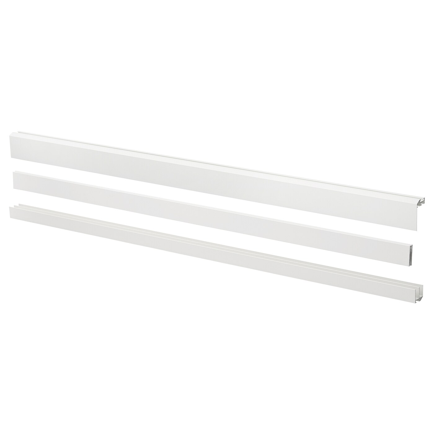 Рейка с креплениями для раздвижной двери - IKEA LARKOLLEN/ЛАРКОЛЛЕН ИКЕА, 80 см, белый