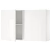 Кухонный навесной шкаф - IKEA KNOXHULT/КНОКСХУЛЬТ ИКЕА, 120x75 см, белый