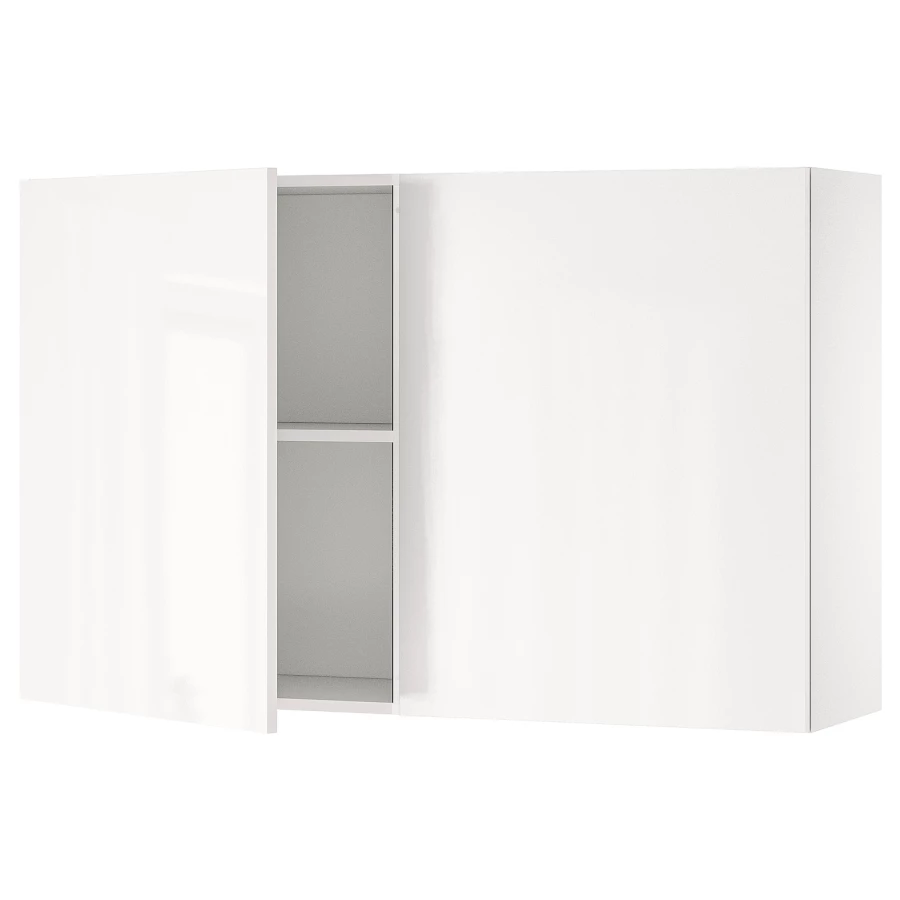 Кухонный настенный шкаф - IKEA KNOXHULT/КНОКСХУЛЬТ ИКЕА, 120x75 см, белый (изображение №1)