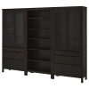 Комбинация для хранения - IKEA HEMNES, 270х37х197 см, черно-коричневый, ХЕМНЭС ИКЕА
