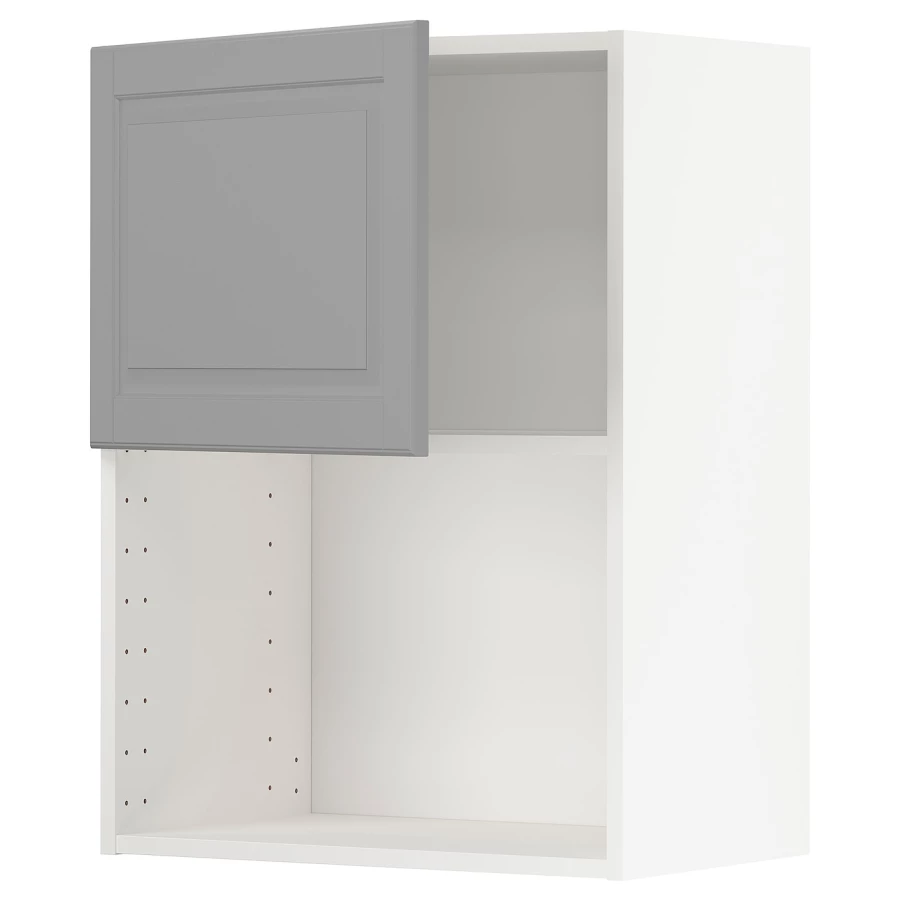 METOD Навесной шкаф - METOD IKEA/ МЕТОД ИКЕА, 80х60 см, белый/серый (изображение №1)