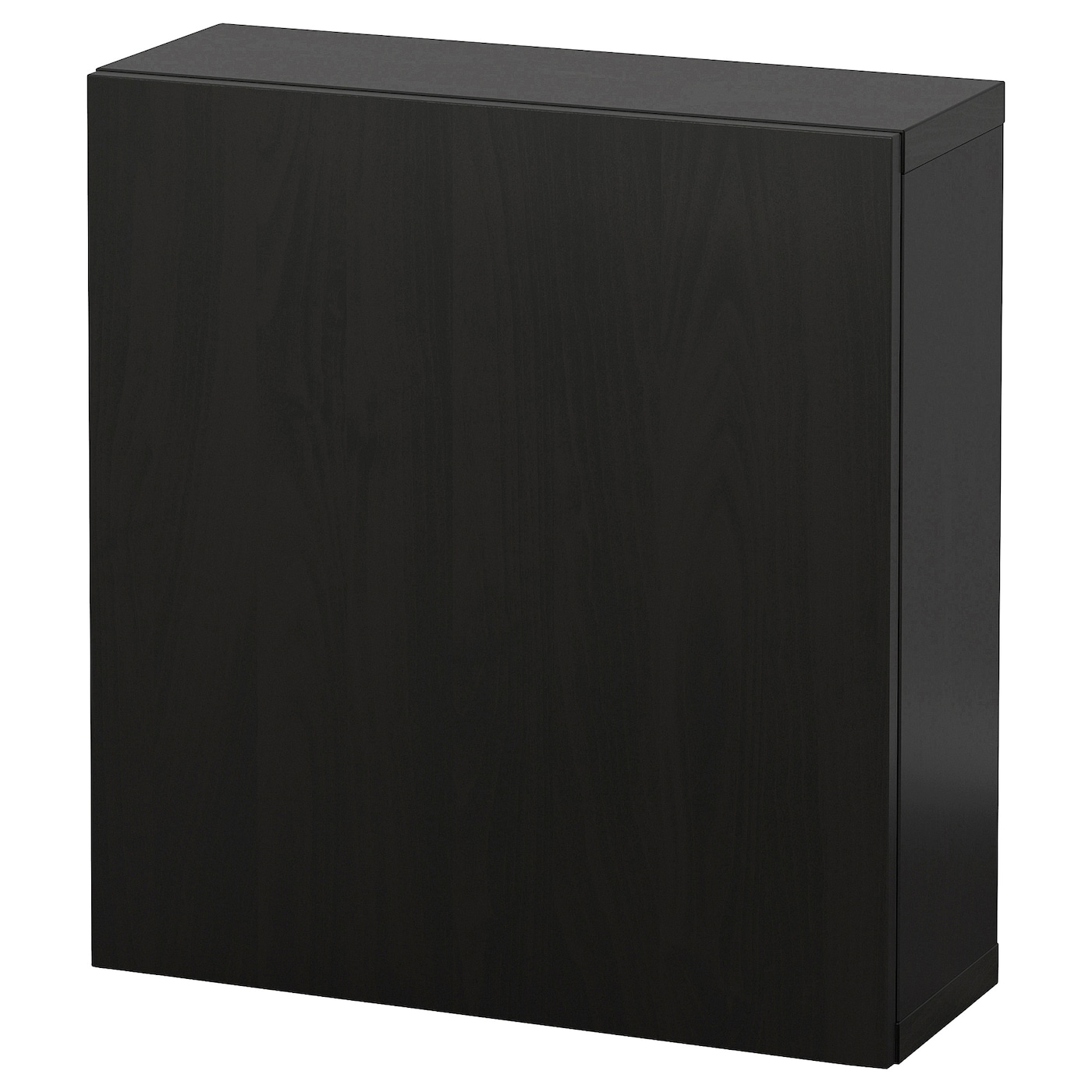 Навесной шкаф - IKEA BESTÅ/BESTA, 60x22x64 см, черный, БЕСТО ИКЕА