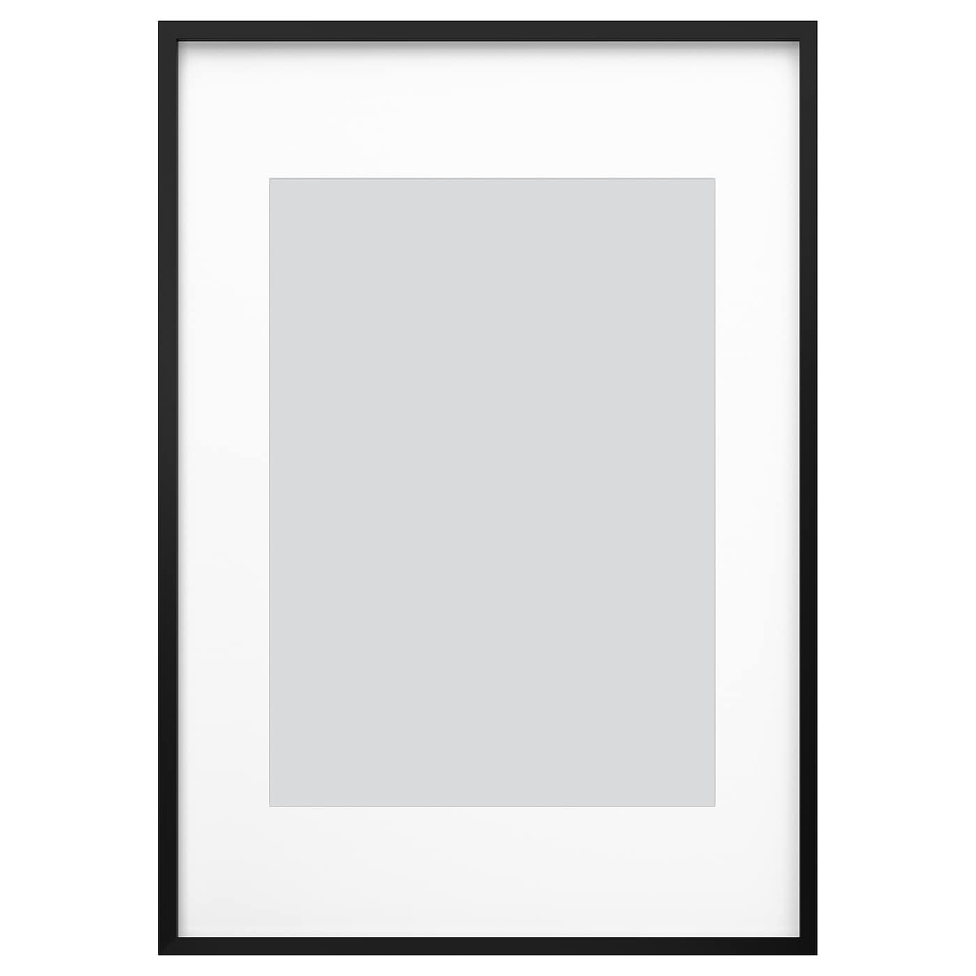 Рамка - IKEA RÖDALM/RODALM/РОДАЛЬМ ИКЕА, 100х70 см, белый/черный