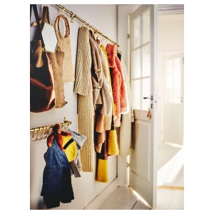 Второе фото. Рейлинг - IKEA HULTARP, 80 см, латунь, ГУЛЬТАРП ИКЕА