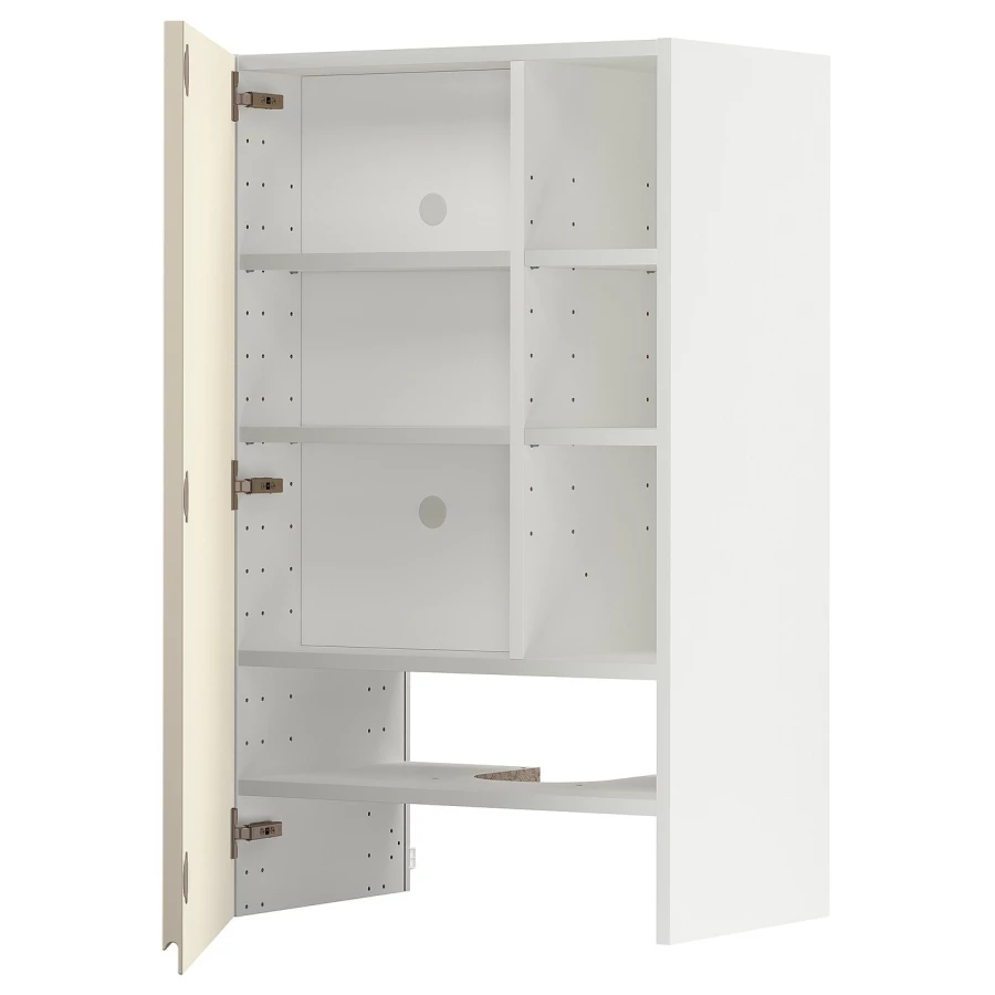 Навесной шкаф с полкой - METOD IKEA/ МЕТОД ИКЕА, 100х60 см, белый/бежевый (изображение №1)