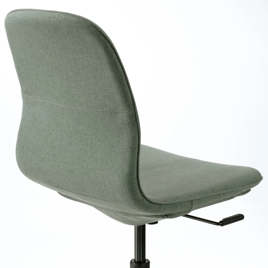 Офисный стул - IKEA LÅNGFJÄLL/LANGFJALL, 68x68x92см, зеленый, ЛОНГФЬЕЛЛЬ ИКЕА (изображение №4)