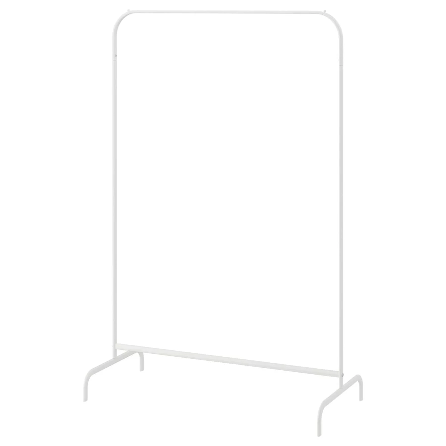 Вешалка напольная - IKEA MULIG/МУЛИГ ИКЕА, 152х99 см, белый (изображение №1)