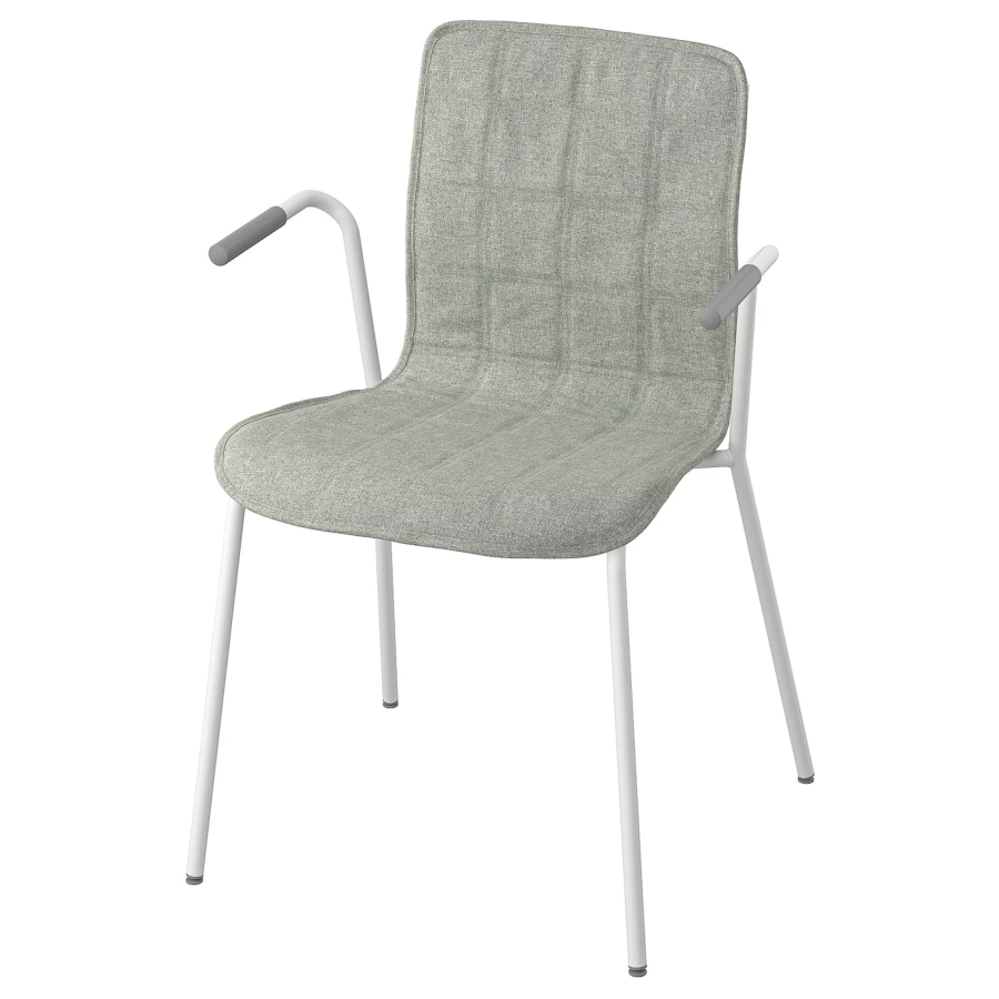 Чехол на стул - LÄKTARE / LАKTARE IKEA/  ЛАКТАРЕ ИКЕА,  бледно-зеленый (изображение №1)