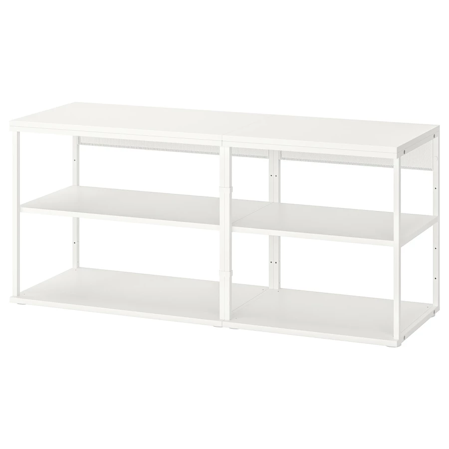 Стеллаж - IKEA PLATSA, 140х40х63 см, белый, ПЛАТСА ИКЕА (изображение №1)