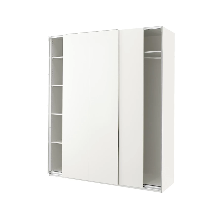 Шкаф - IKEA PAX/HASVIK/ПАКС/ХАСВИК ИКЕА, 66х200х236,4 см, белый (изображение №1)