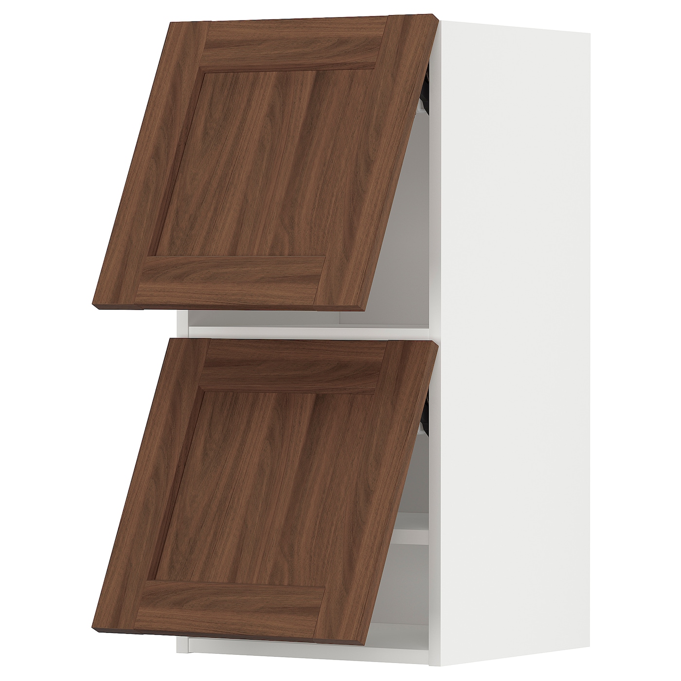 Настенный шкаф - METOD IKEA/  МЕТОД ИКЕА,  80х40 см, белый/коричневый