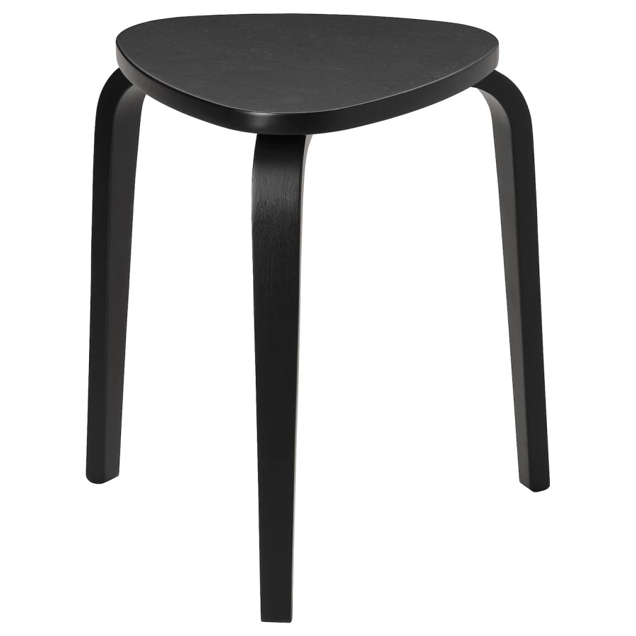 Табурет - KYRRE IKEA/ КЮРРЕ ИКЕА, 47х43х5 см, черный (изображение №1)