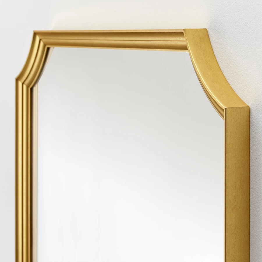 Зеркало - SVANSELE IKEA/ СВАНСЕЛЕ  ИКЕА, 78х78 см,  бежевый (изображение №4)