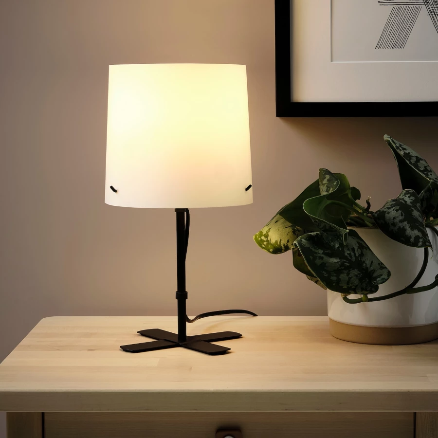Лампа - BARLAST  IKEA/ БАРЛАСТ ИКЕА,  31 см,  белый (изображение №2)