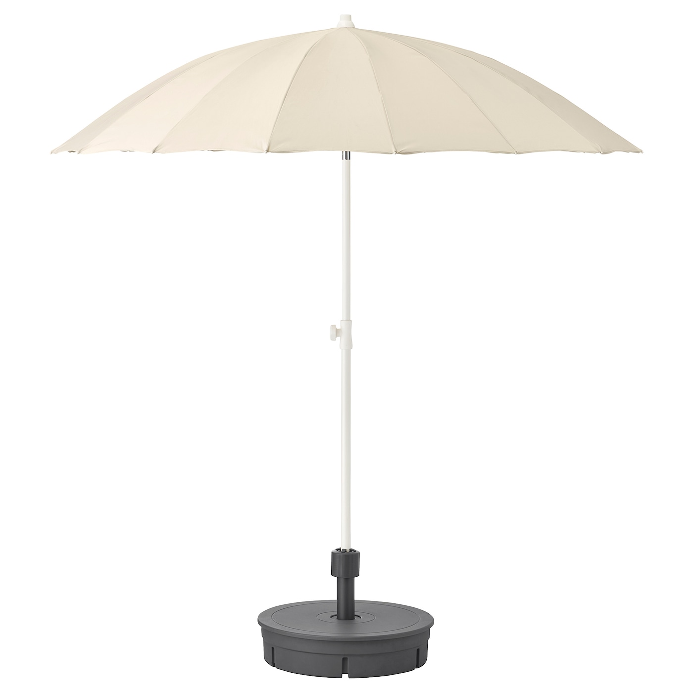 Зонт с основанием  - SAMSÖ / SAMSО IKEA/  САМСО ИКЕА,  200 см, бежевый