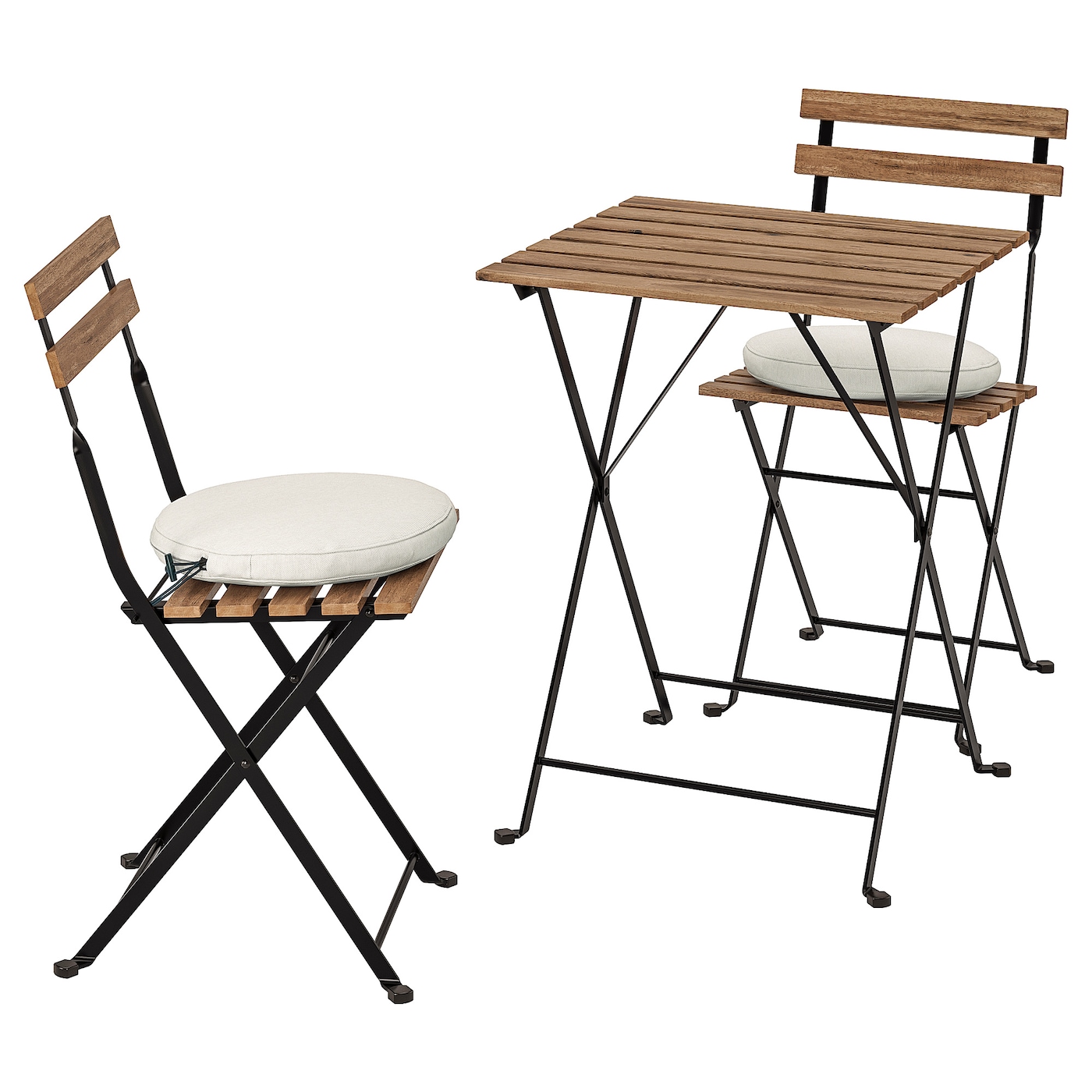 Складной комплект стула и стола - TÄRNÖ /TАRNО IKEA/ТЭРНО ИКЕА, 93х39х9 см, коричневый/белый