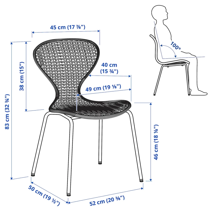 Кухонный стол - MELLTORP/ÄLVSTA IKEA/ МЕЛЛЬТОРП /АЛЬВСТА ИКЕА, 75х75 см, белый/бежевый (изображение №5)